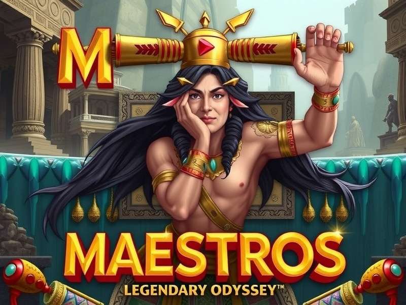 Maestros Legendary Odyssey Game Screenshot showing the protagonist in Hampi's ancient ruins with Vedic deities